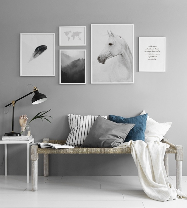 Affiche avec texte et citation Posters de style sobre